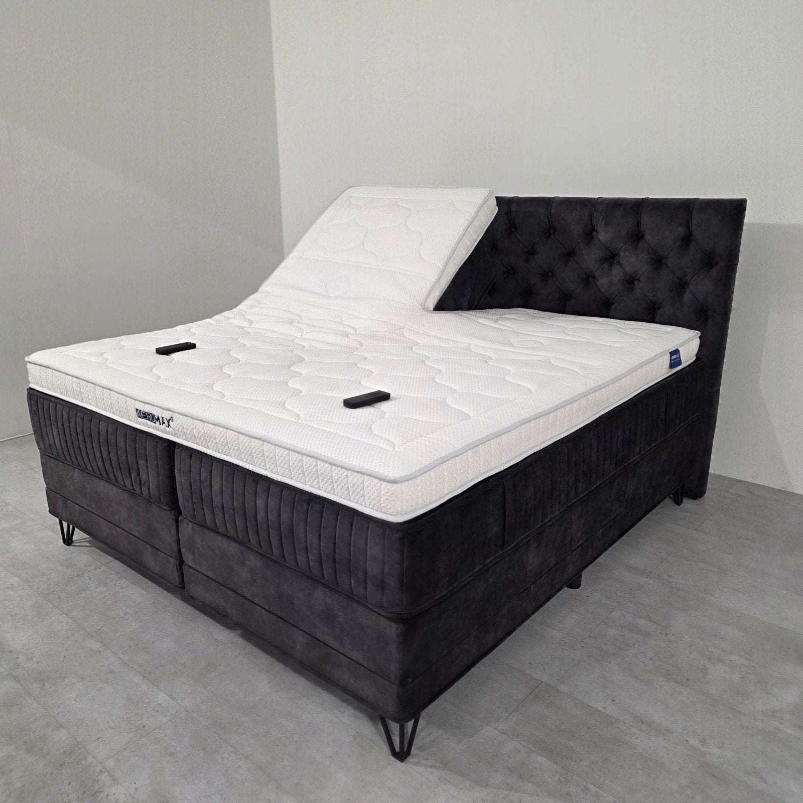 Swiss Sense Royal Atlantis Elektrisch Boxspring 180x200, ., Tweepersoons, Ophalen of Verzenden, Zo goed als nieuw