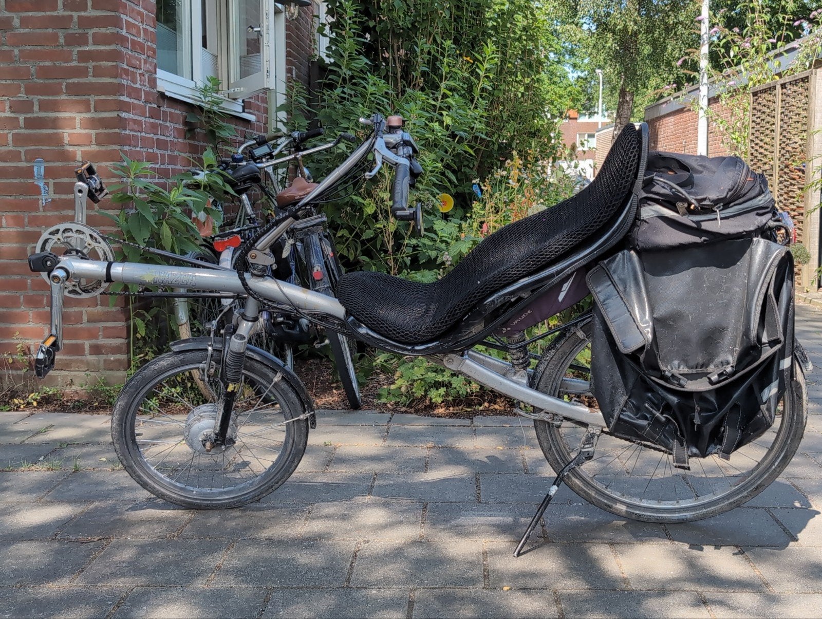 Nazca Cruiser met ondersteuning, Gebruikt, Velgrem, Bovenstuur, Ophalen