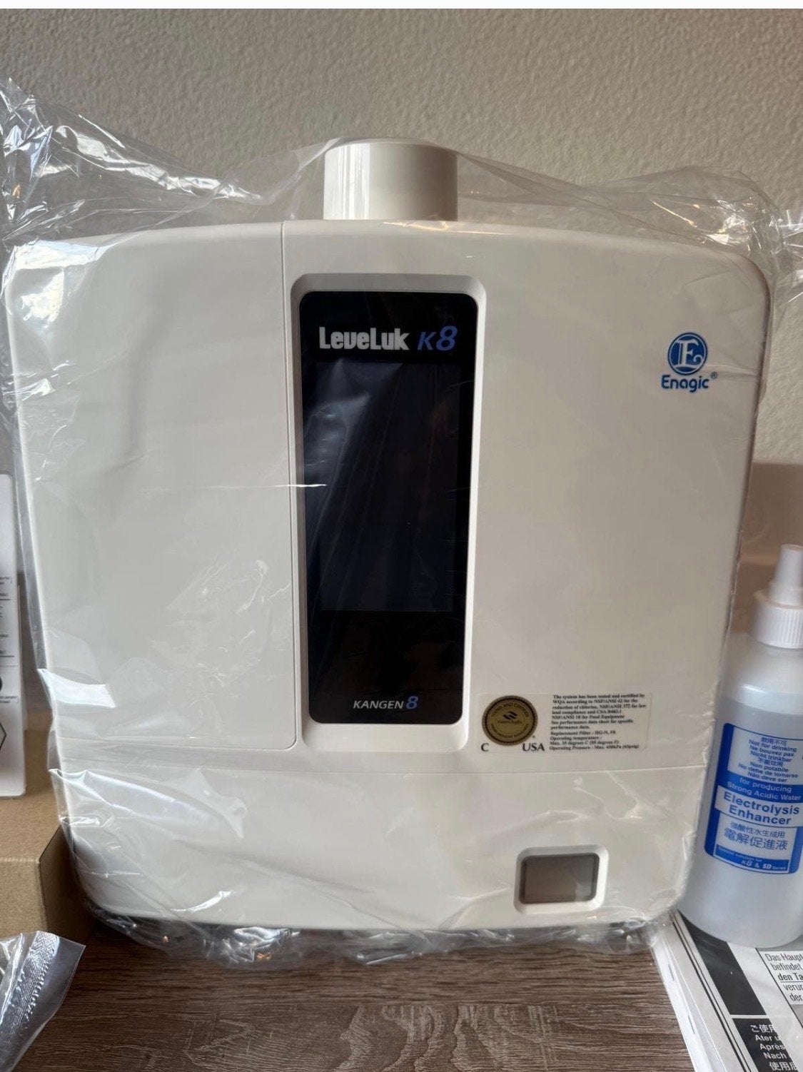 Gloednieuwe Enagic LEVELUK K8 Waterionisator - Ongebruikt, Ophalen of Verzenden, Nieuw