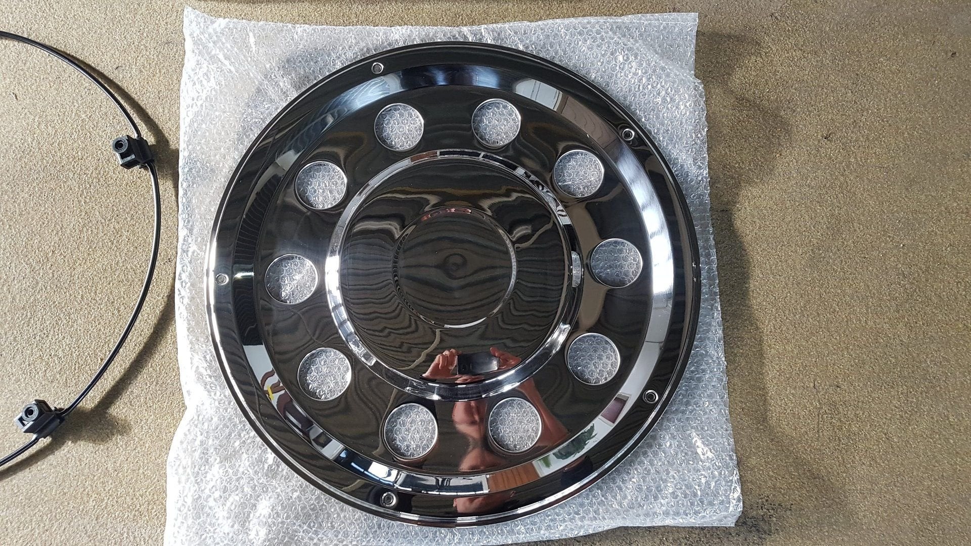 WHEEL COVER REAR 22.5  RVS !!! PRICE X1 PCS ,MIN.ORDER X2 PC, Overige merken, -, -, Nieuw