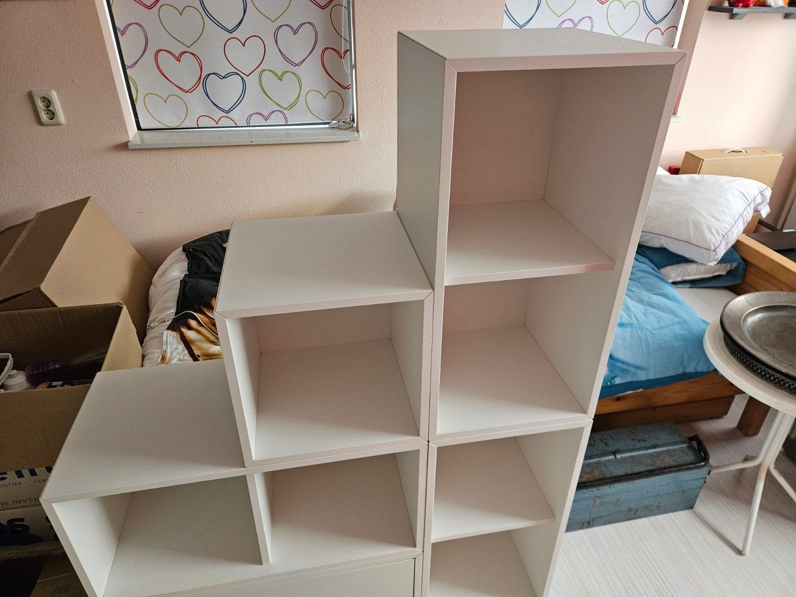 Ikea Eket kast met lades en open vakken, Ophalen, Met plank(en), 100 tot 150 cm, Modern, Scandinavisch, Functioneel