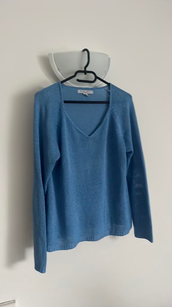 Gebreide trui van AMISU maat M, Ophalen of Verzenden, Zo goed als nieuw, Maat 38/40 (M), Blauw