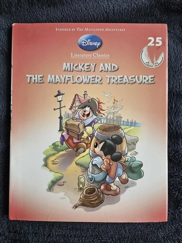 Disney Literatuur Klassiekers: Mickey en de Mayflower Schat, Gelezen, Eén stripboek, Ophalen of Verzenden, Disney