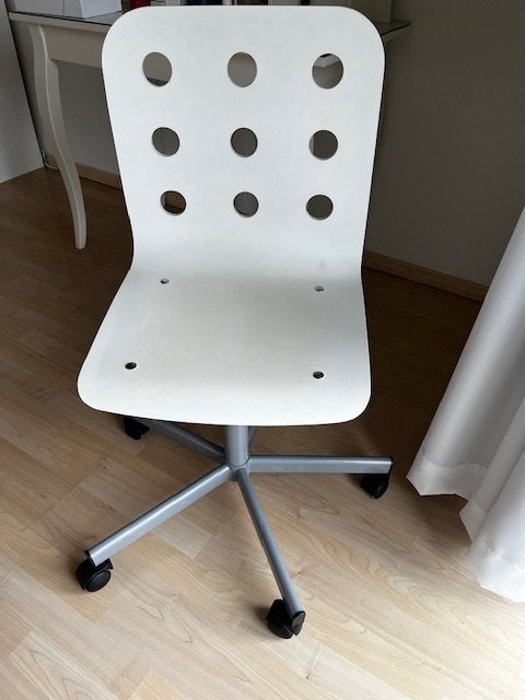 Bureaustoel Ikea, Ophalen, Zo goed als nieuw, Wit, Bureaustoel