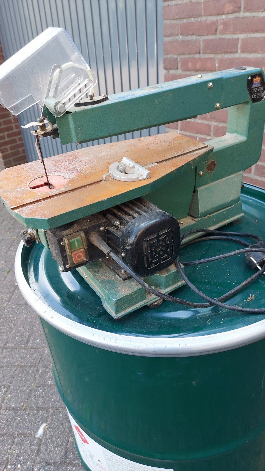 Werkende Hobby figuurzaagmachine - Gebruikt, Goede Staat, Minder dan 30 mm, Gebruikt, Ophalen of Verzenden, Ferm