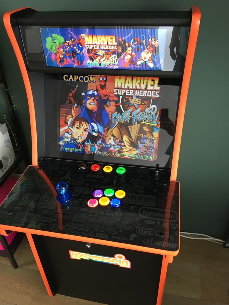 Hyperspin Arcadekast 122cm x 54cm, Spelcomputers en Games, Spelcomputers | Overige, Ophalen, Gebruikt