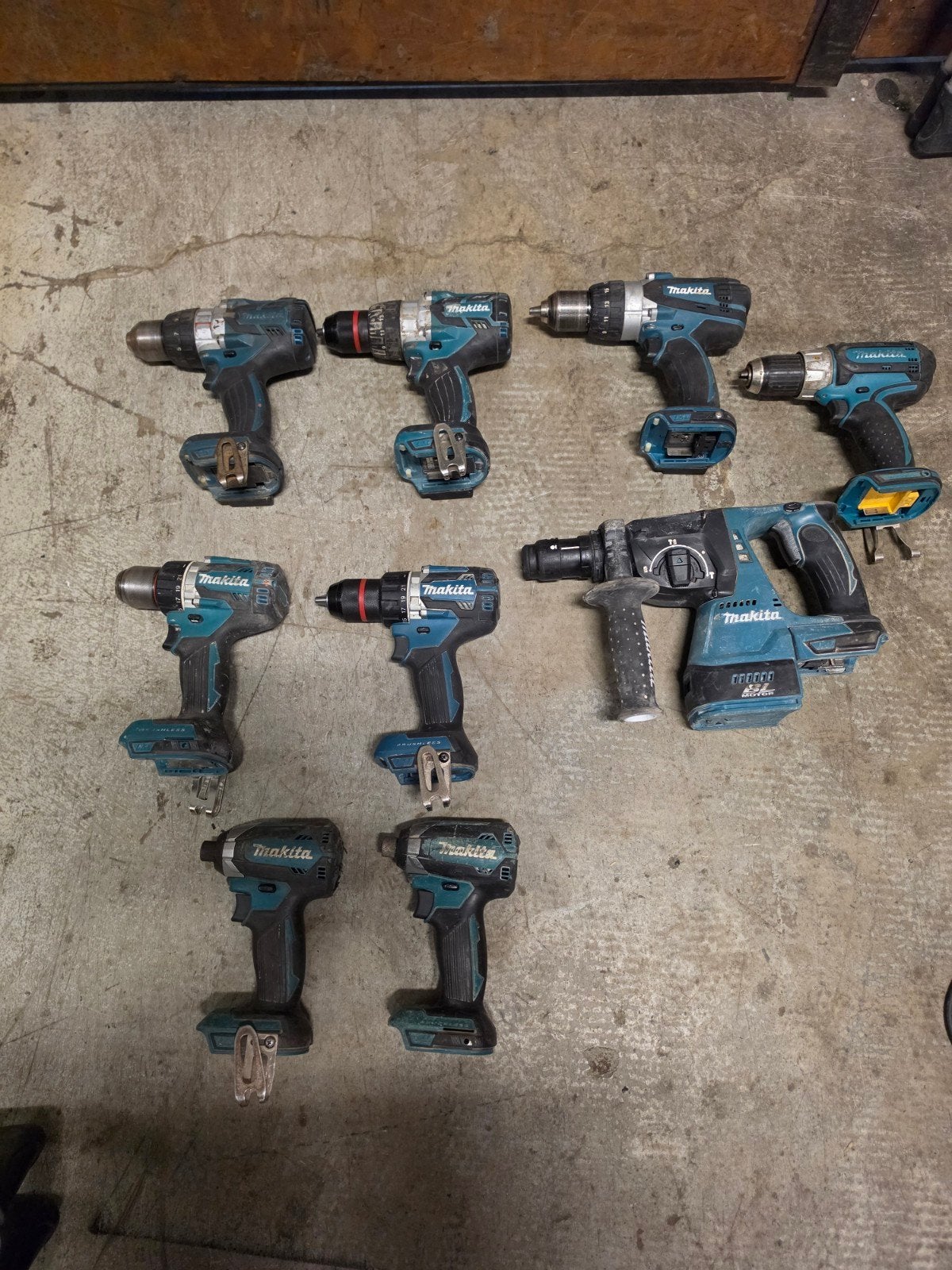 partij Makita 18v accu gereedschap, Doe-het-zelf en Verbouw, Gereedschap | Boormachines, Gebruikt, ., Makita, Ophalen of Verzenden