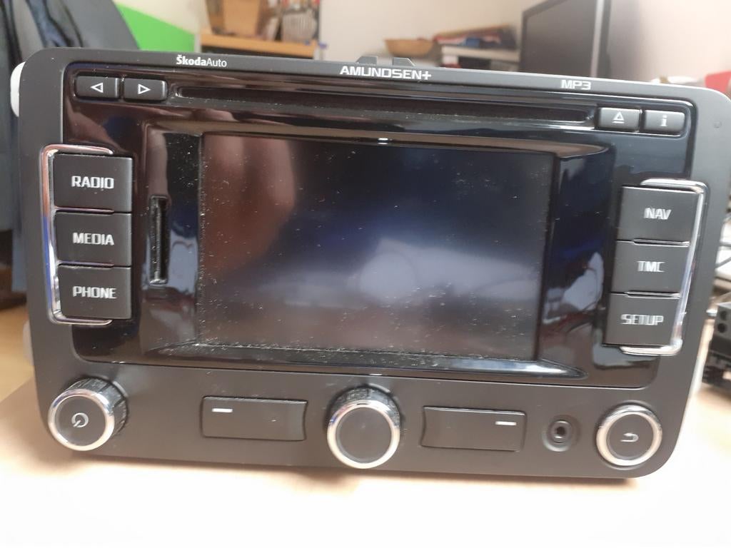 Skoda radio/navigatie - Amundsen+ RNS315, Auto diversen, Autonavigatie, Ophalen of Verzenden, Gebruikt