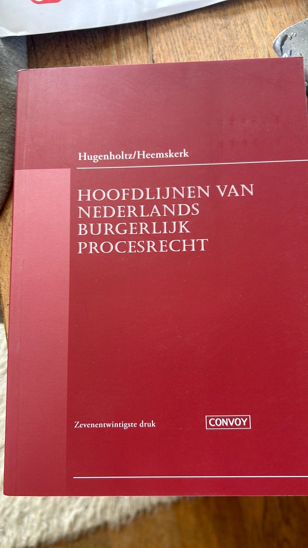 Boek Hoofdlijnen Van Nederlands Burgerlijk Procesrecht, Boeken, Studieboeken en Cursussen, Ophalen of Verzenden, Nieuw, Hugenholtz/Heemskerk
