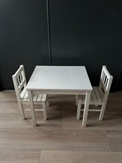 Kindertafel met stoeltjes, Kinderen en Baby's, Kinderkamer | Tafels en Stoelen, Ophalen, Gebruikt, Tafel(s) en Stoel(en)