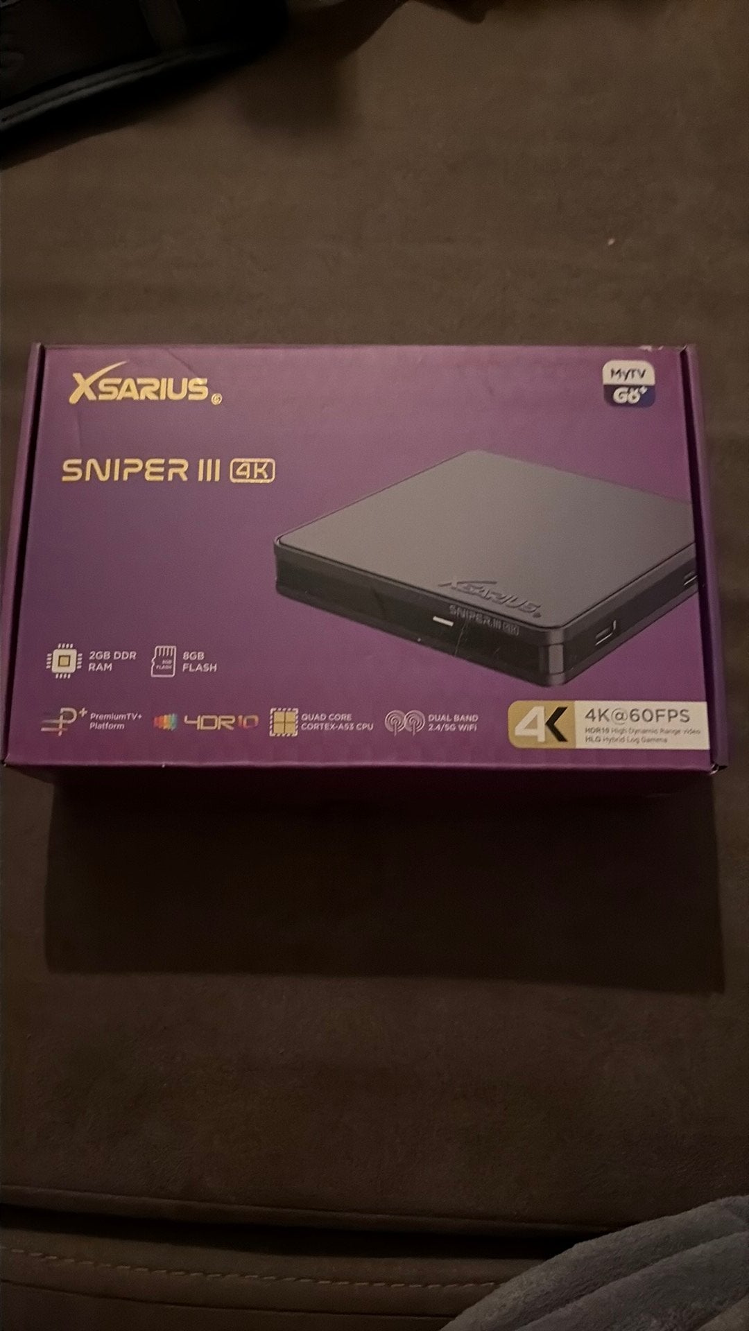 New XSARIUS Sniper III 4K Android TV Box - Nieuw in doos, Ophalen of Verzenden, Nieuw, HDMI, Minder dan 500 GB