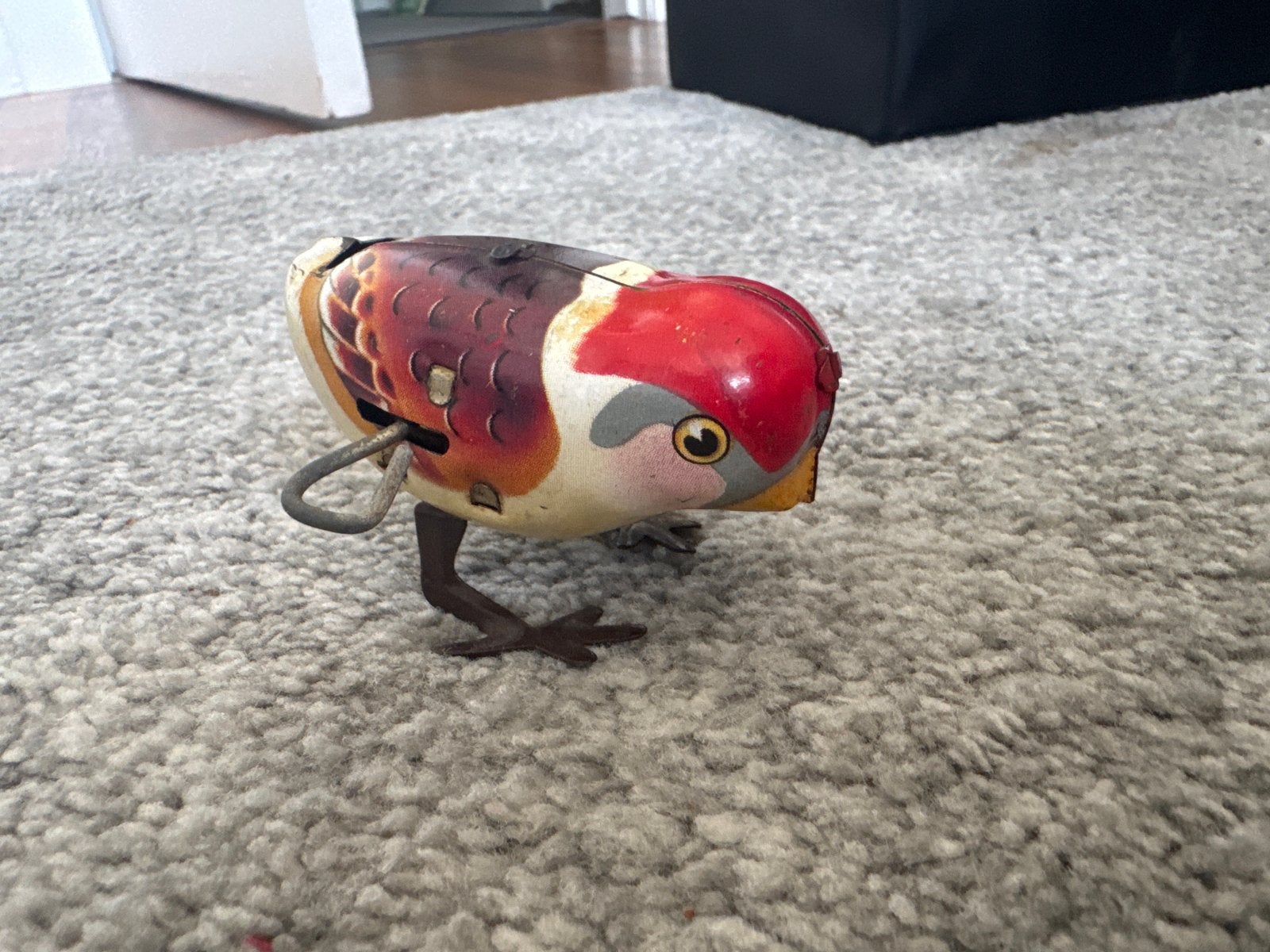 Vintage Opwindbaar Blikken Speelgoed Vogeltje, Ophalen of Verzenden