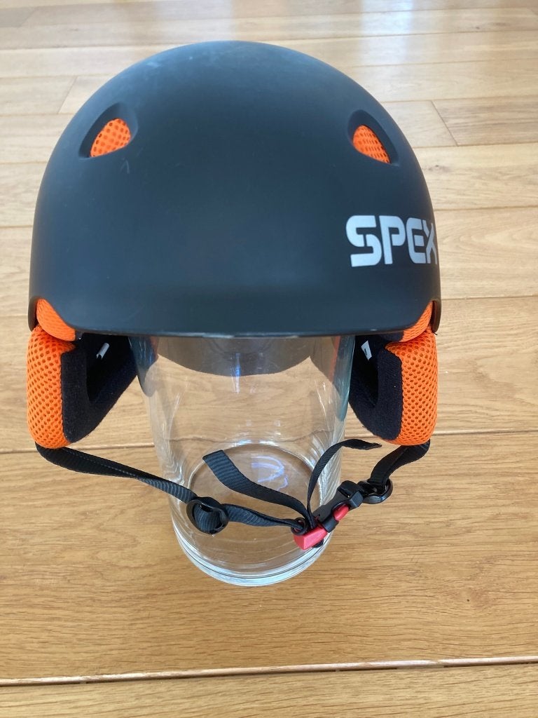 Mooie skihelm merk SPEX blauw maat M 52-56 cm, Overige merken, Overige typen, Ophalen of Verzenden, Zo goed als nieuw