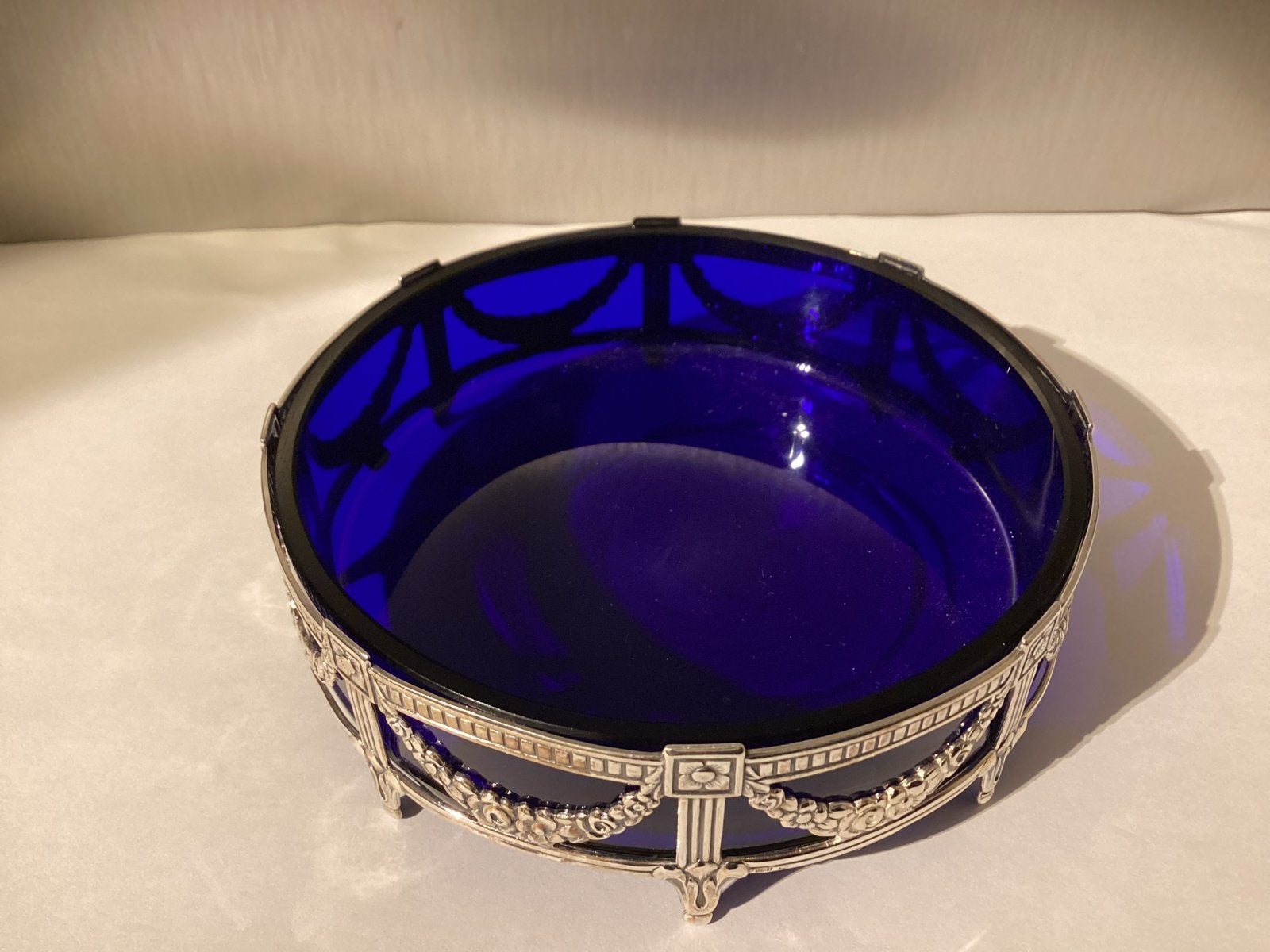 Sterling Zilveren Jardinière Lodewijk XVI, Antiek en Kunst, Ophalen of Verzenden, Zilver