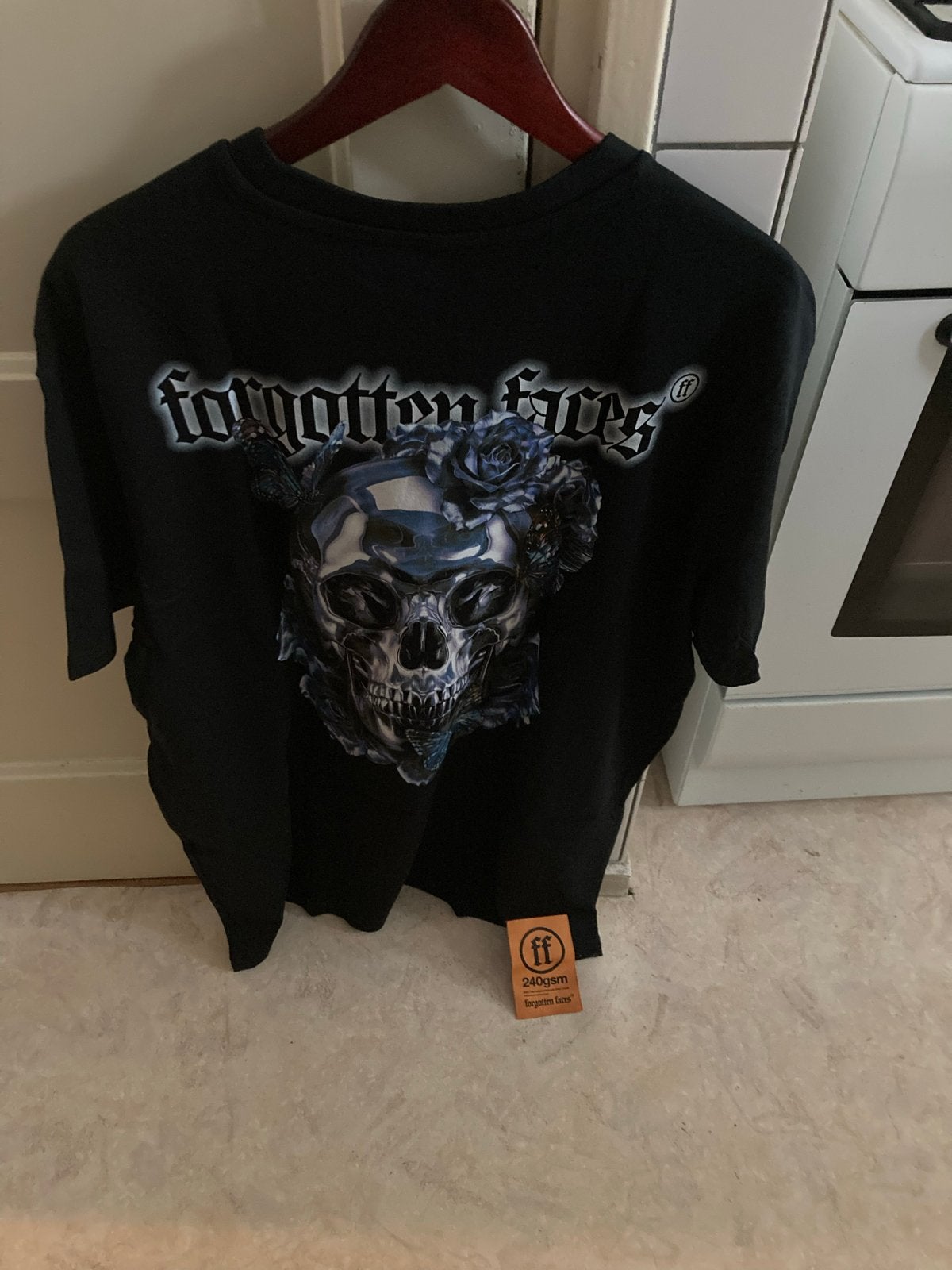 Nieuw Forgotten Faces T-shirt schedelprint maat L, Verzenden, Nieuw, Maat 52/54 (L), Zwart