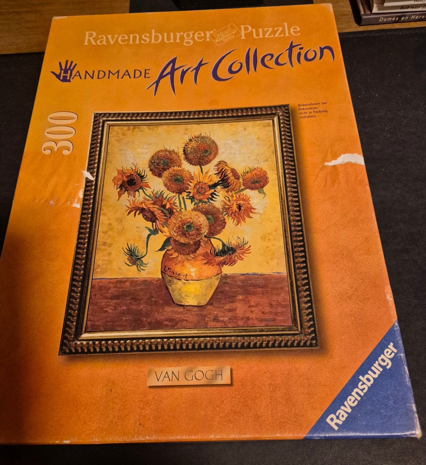 Ravensburger Handmade Art Collection Van Gogh Zonnebloemen, Een of twee spelers, Ophalen of Verzenden, Gebruikt, Ravensburger