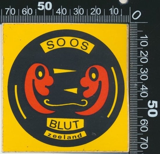 Sticker: Soos Blut - Zeeland, Ophalen of Verzenden, Zo goed als nieuw, Bedrijf of Vereniging