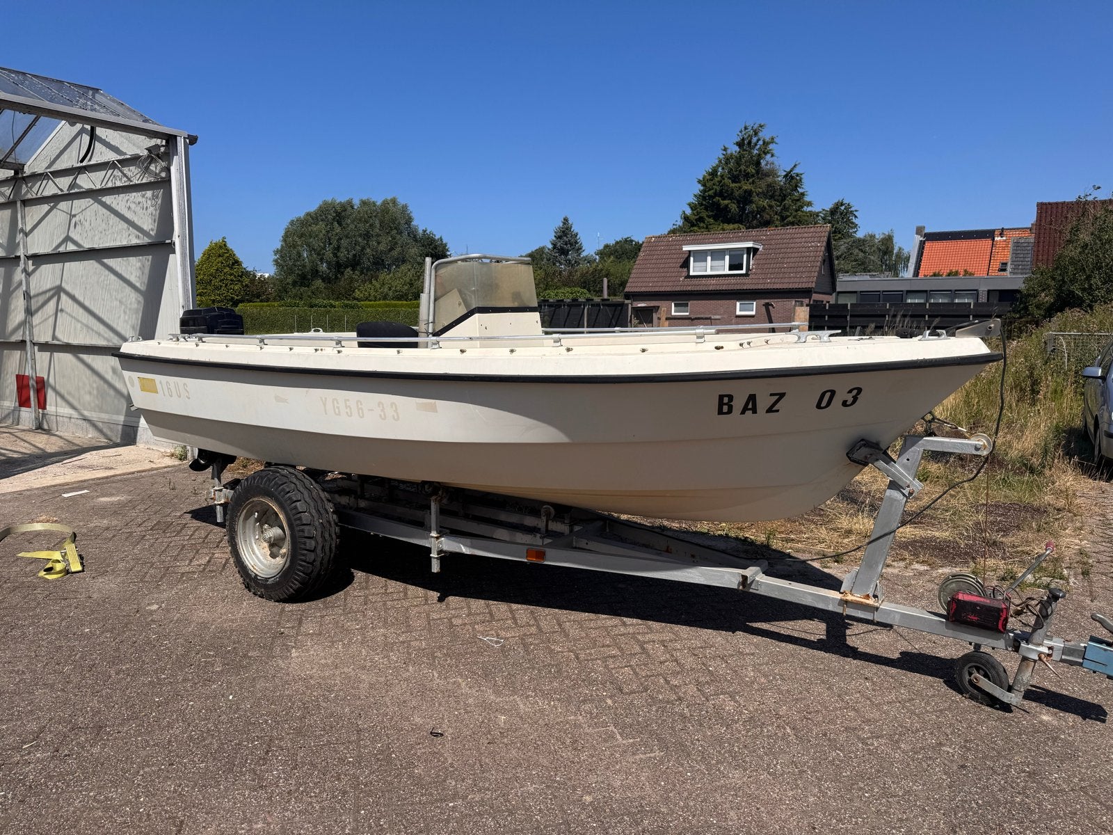 Rana 17 console boot, motor en trailer, Ophalen, Gebruikt, Overige merken