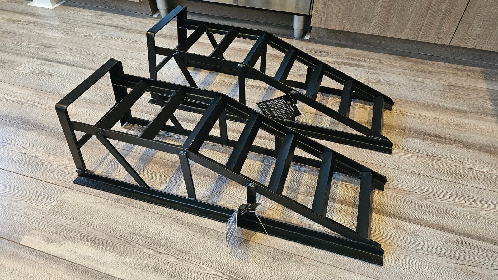HBM Auto Oprijbokken Set 2000 kg (940 x 350 x 290 mm) - ZGAN, Ophalen, Zo goed als nieuw, Manueel, Garagekrik