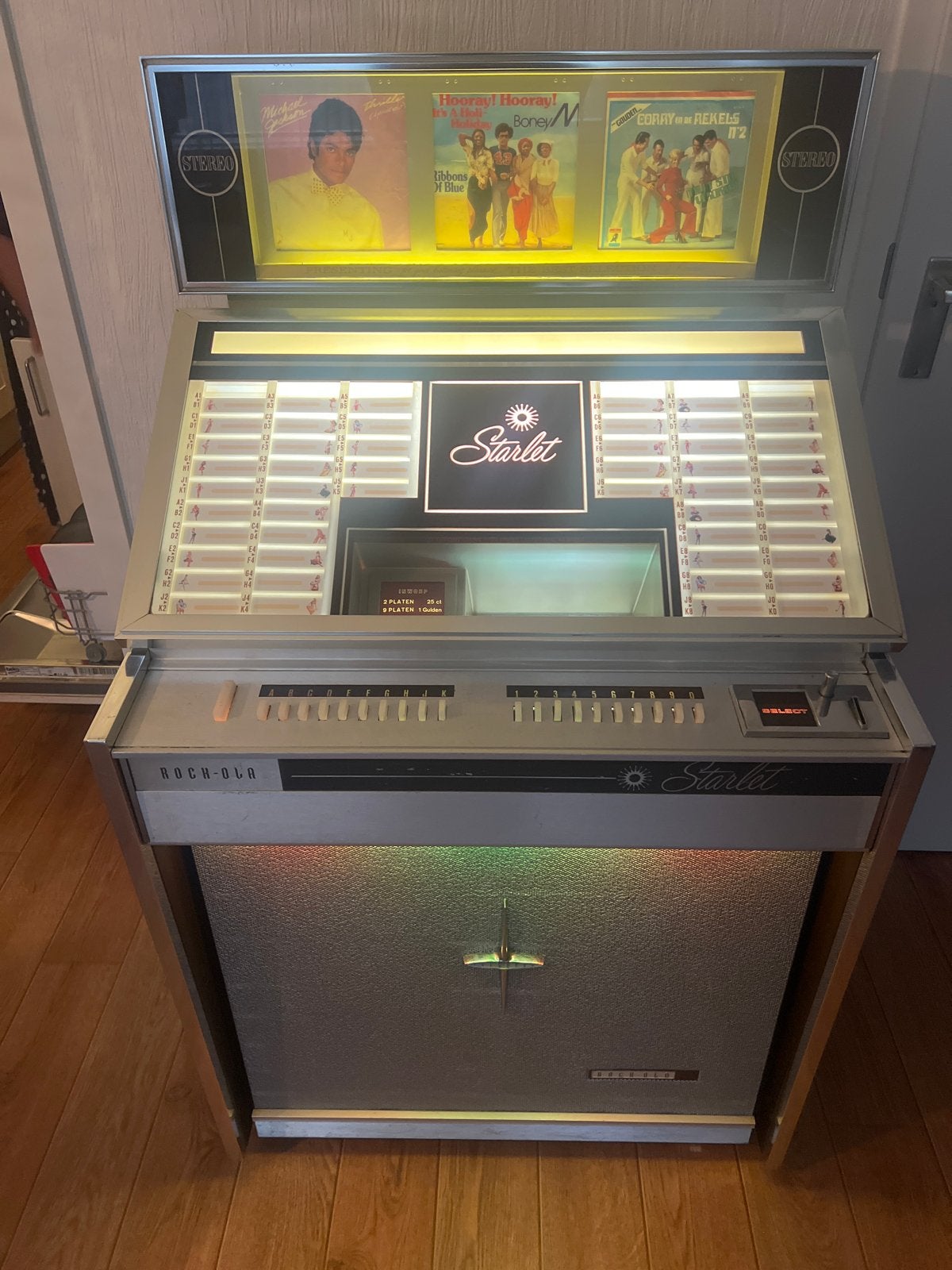 Rock-Ola Starlet Jukebox - Model 429 - Vintage, Verzamelen, Gebruikt, Rock Ola, 1960 tot 1970, Ophalen