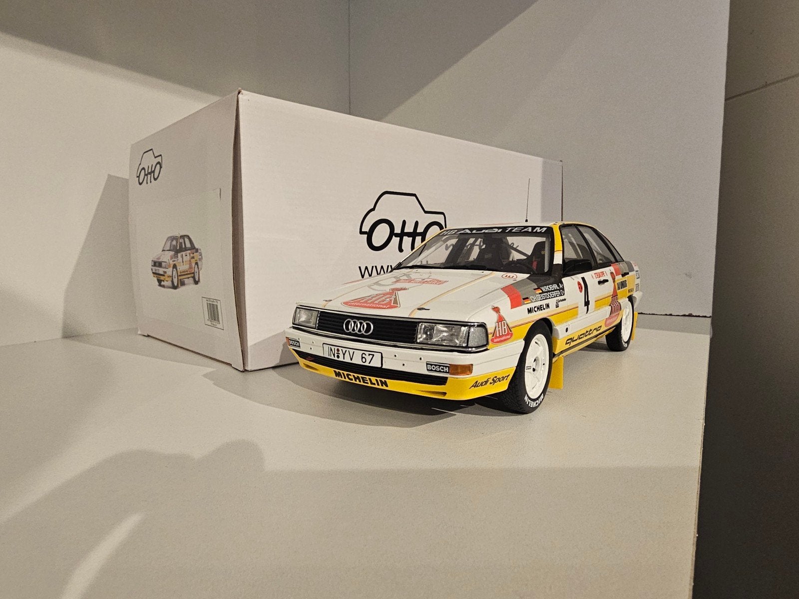 OTTOMOBILE OT439 AUDI 200 QUATTRO 1:18, Ophalen of Verzenden, Zo goed als nieuw, Auto, OttOMobile