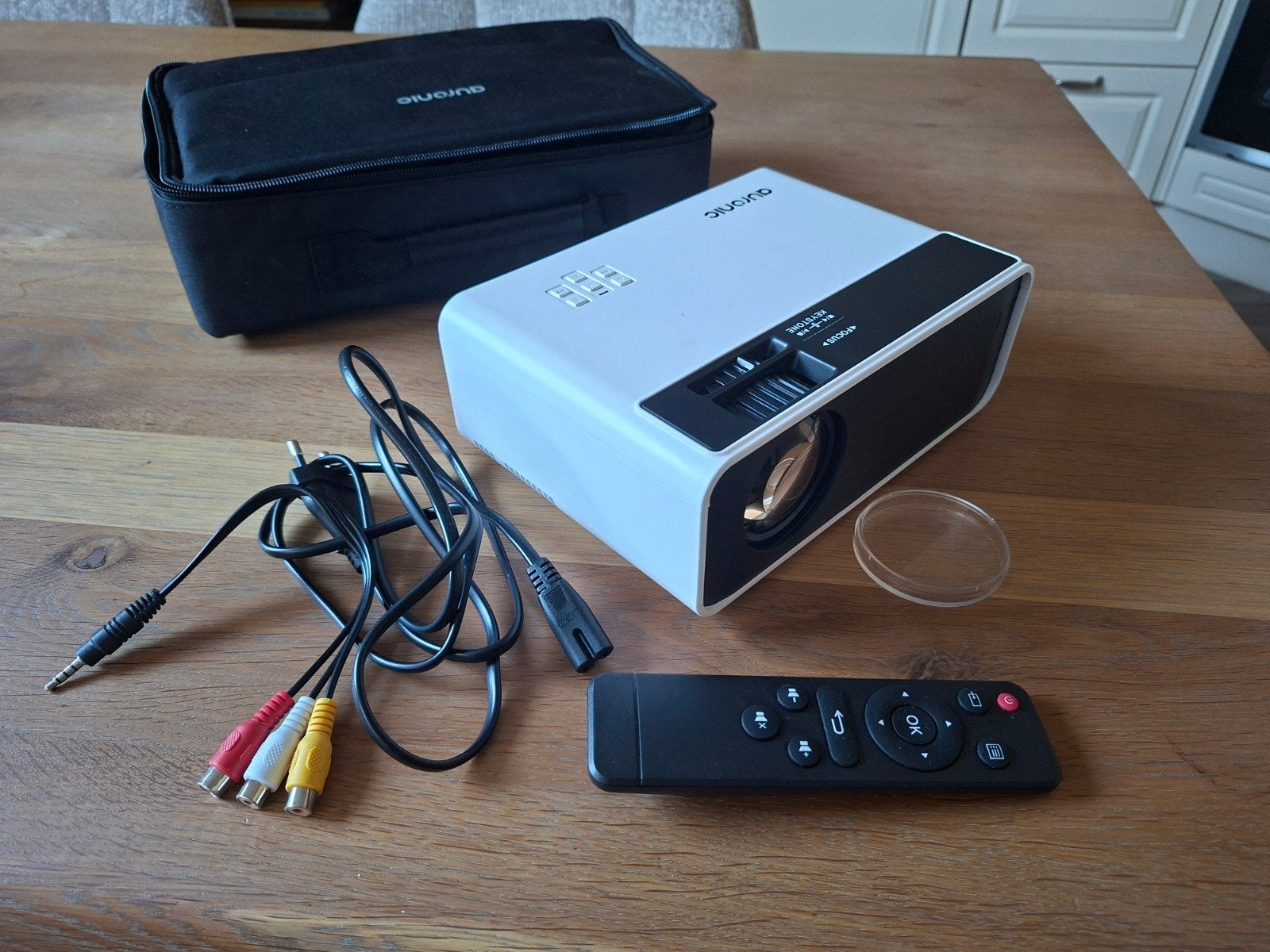 Auronics Mini Beamer AU3121 - Compacte Projector, Audio, Tv en Foto, Beamers, Zo goed als nieuw, Overige technologieën, Overige resoluties