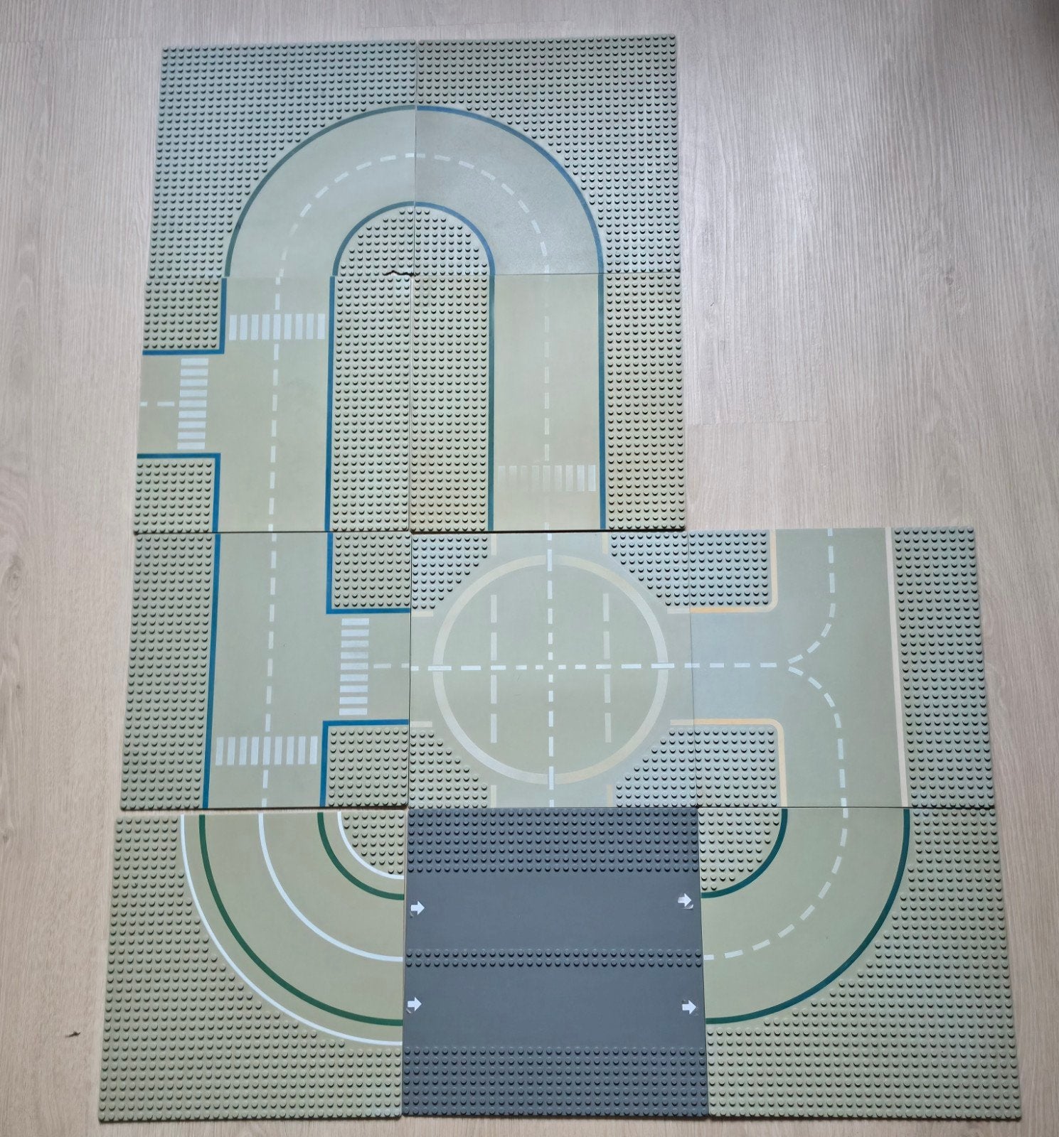LEGO wegenplaten diverse elementen, Ophalen of Verzenden, Gebruikt