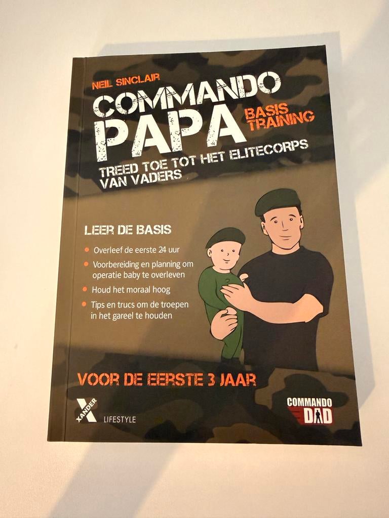 Commando Papa Basis Training - Voor de eerste 3 jaar, Ophalen of Verzenden, Zo goed als nieuw, Opvoeding tot 6 jaar