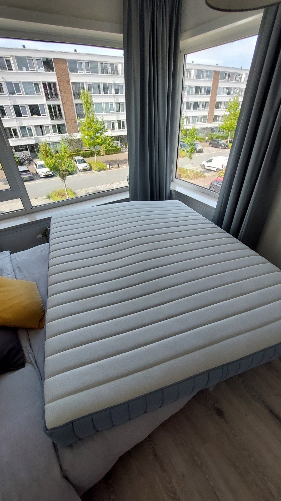 VALEVÅG pocketveringmatras 160x200 cm, stevig, Ophalen, Gebruikt, Tweepersoons, Matras