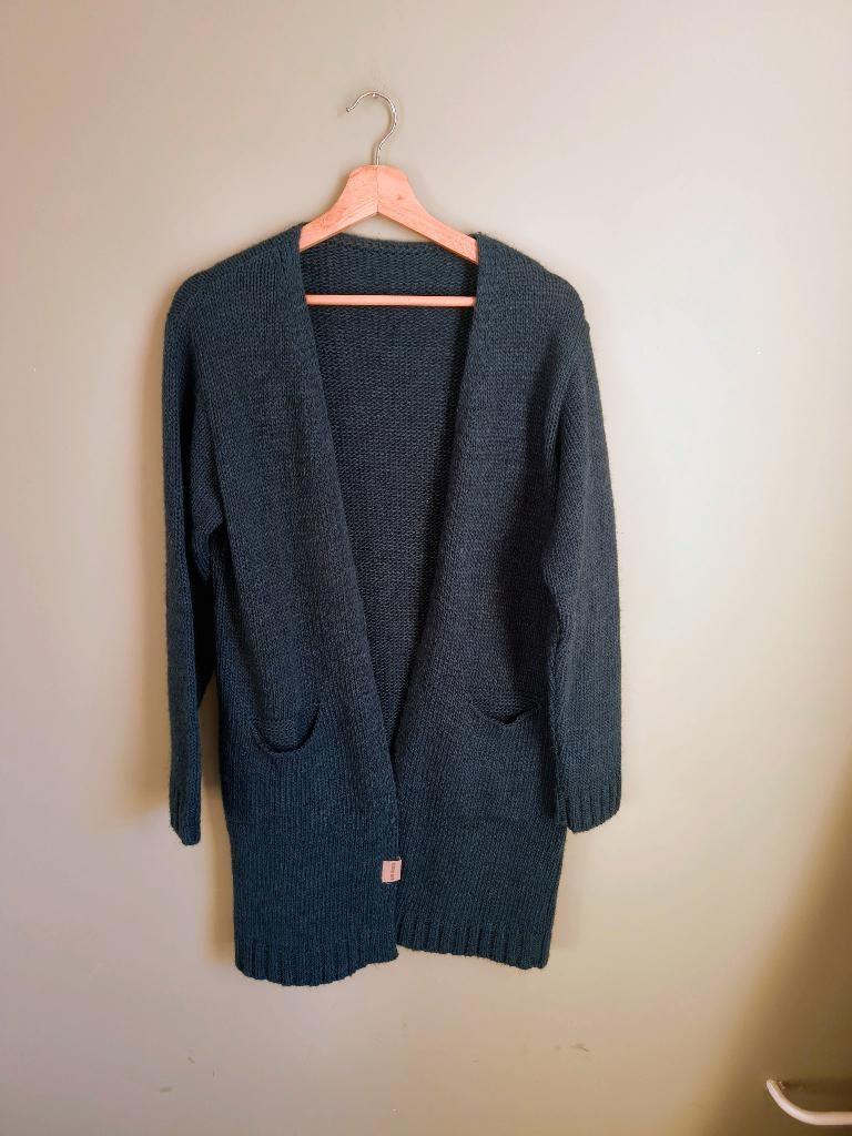 Vest Knit factory Small, Ophalen of Verzenden, Zo goed als nieuw, Maat 36 (S), Blauw