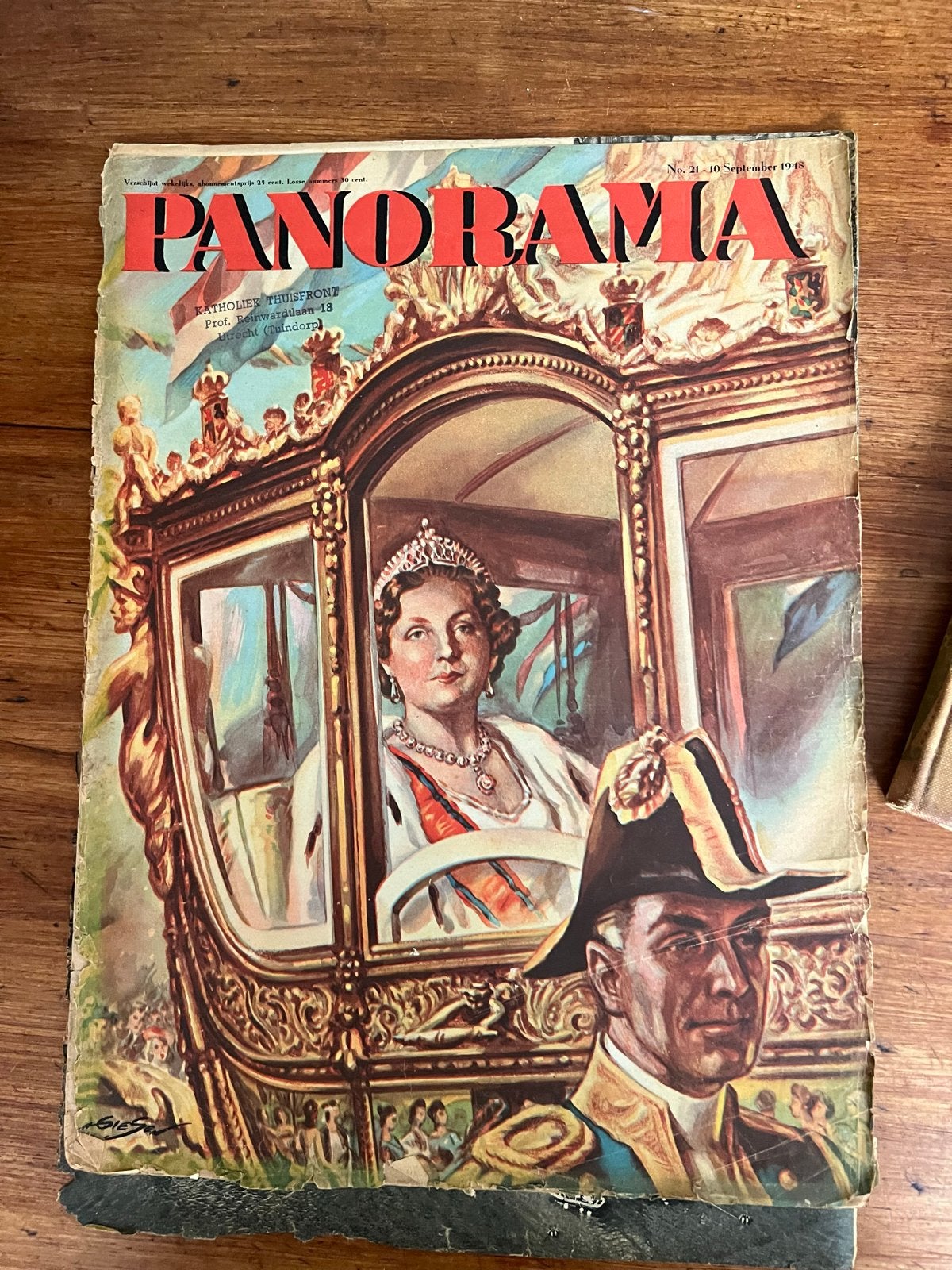 Vintage Panorama en Koninklijke Publicaties, Ophalen of Verzenden, Gelezen, Overige typen