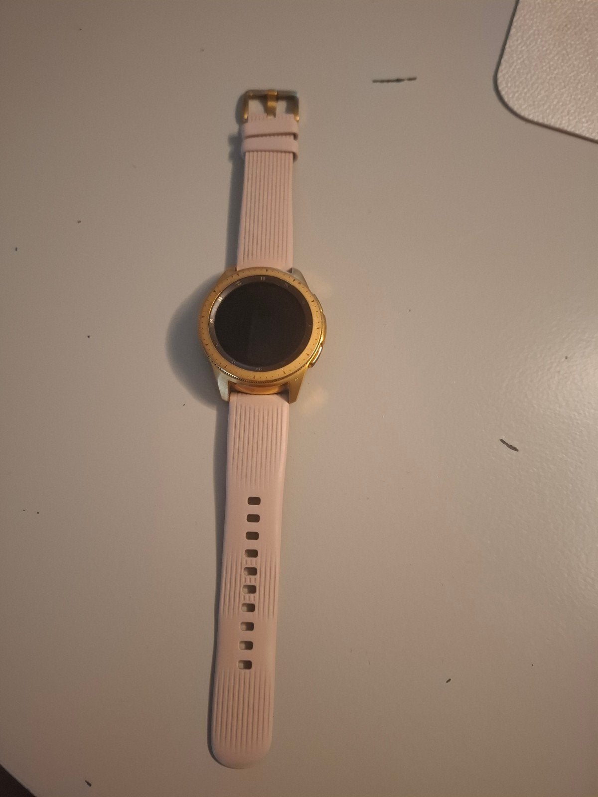 Samsung Smartwatch - Goud met Roze Bandje, Ophalen of Verzenden, Zo goed als nieuw, Samsung, Afstand