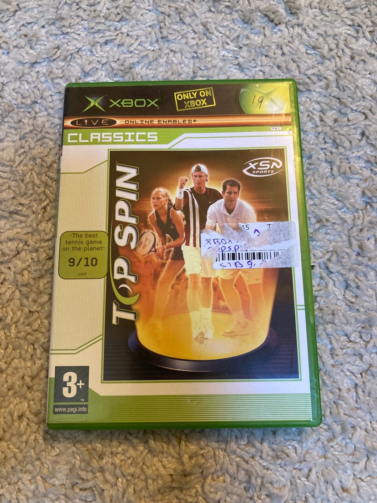 XBOX Top Spin Tennis, Ophalen of Verzenden, Zo goed als nieuw, Sport, 3 spelers of meer