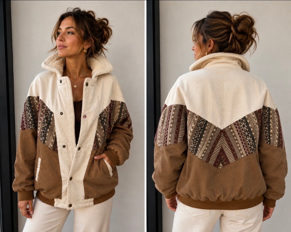 Unieke Aztec Jas - Stijlvolle Remake uniseks, Ophalen of Verzenden, Nieuw, Maat 42/44 (L), Meerkleurig