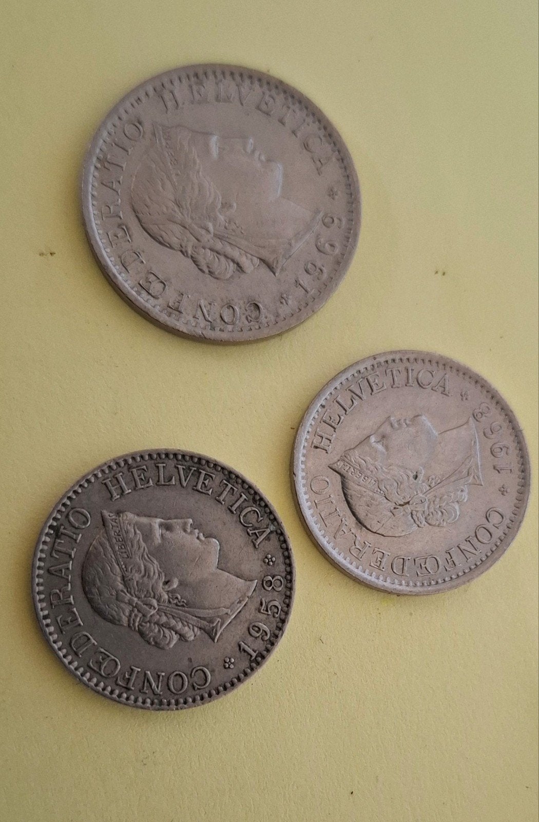 Setje Zwitserse munten (20, 10, 5 Rappen), Ophalen of Verzenden, Overige landen, Setje