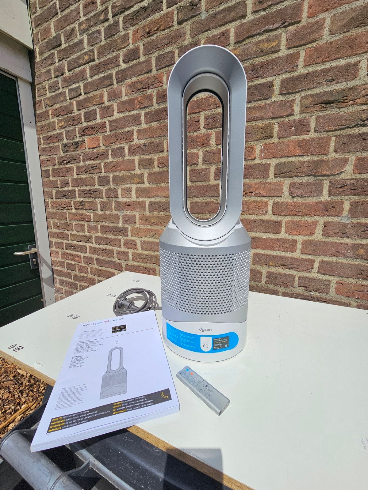 Dyson Pure Hot+Cool Link HP02 – Luchtreiniger, Ventilator &, Witgoed en Apparatuur, Ventilatoren, Ophalen, Zo goed als nieuw, Torenventilator