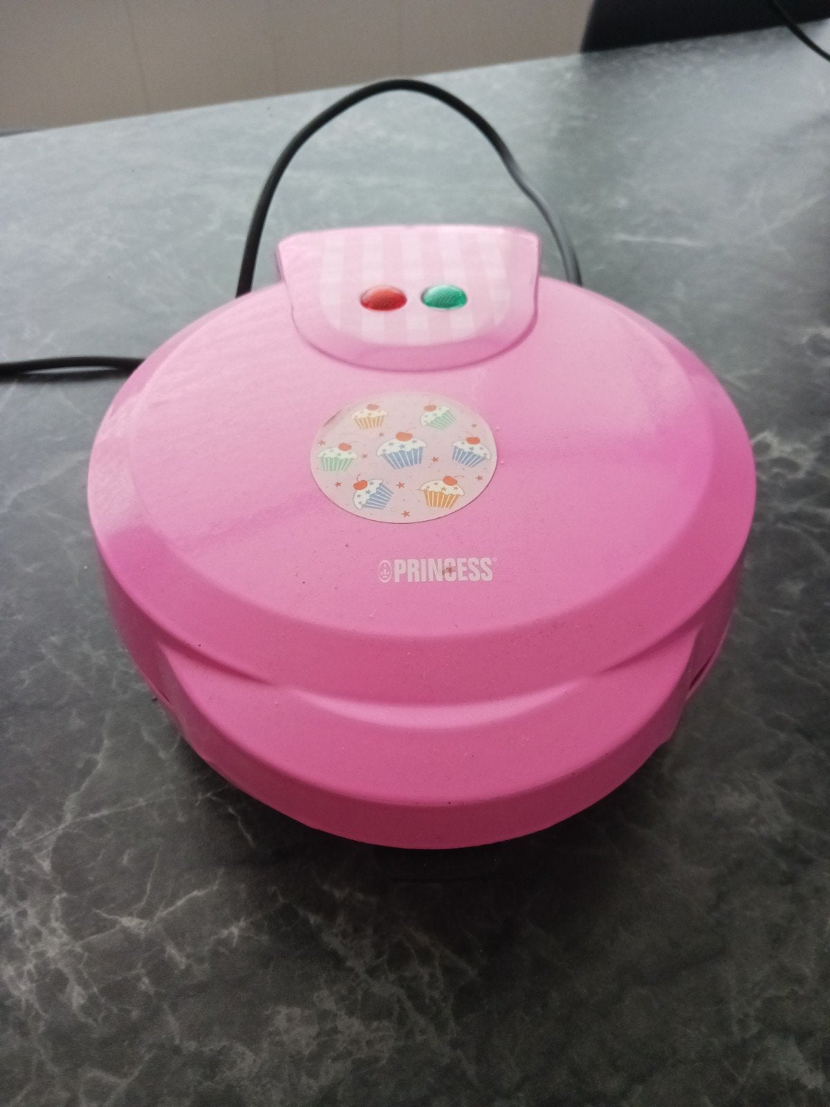 Princess Cupcake Maker Roze, Witgoed en Apparatuur, Wafelijzers, Gebruikt, Ophalen
