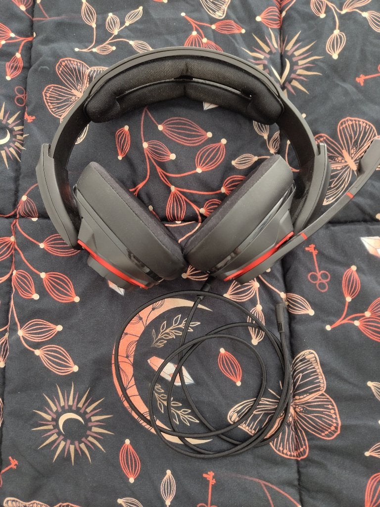 Sennheiser GSP 600 Gaming Headset - Gebruikt, Prima Staat, Sennheiser, Ophalen of Verzenden, Microfoon, Zwart