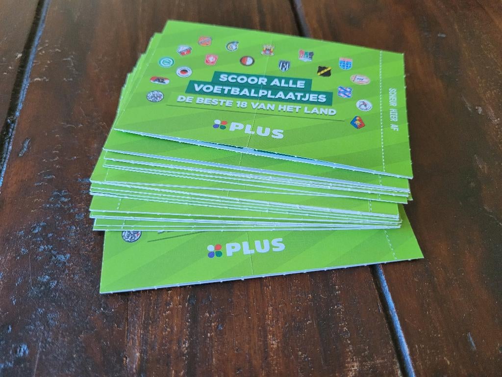 voetbalplaatjes plus, Plus, Ophalen of Verzenden