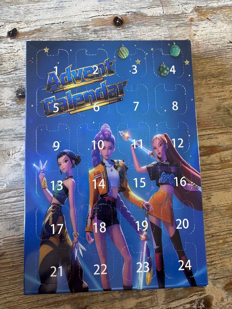 KPOP Demon Hunters Advent Kalender, Diversen, Kerst, Nieuw, Ophalen of Verzenden