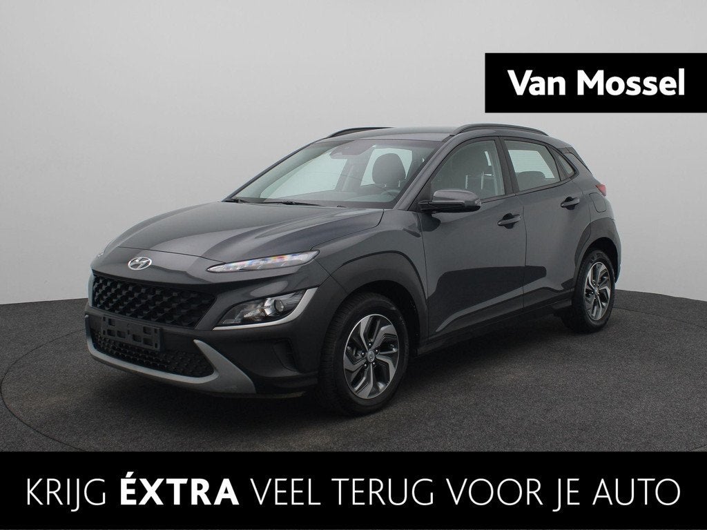 Hyundai Kona 1.6 GDI HEV Comfort Smart Automaat | Navigatie, Auto's, Hyundai, 12 maanden, Stof, Gebruikt, Euro 6