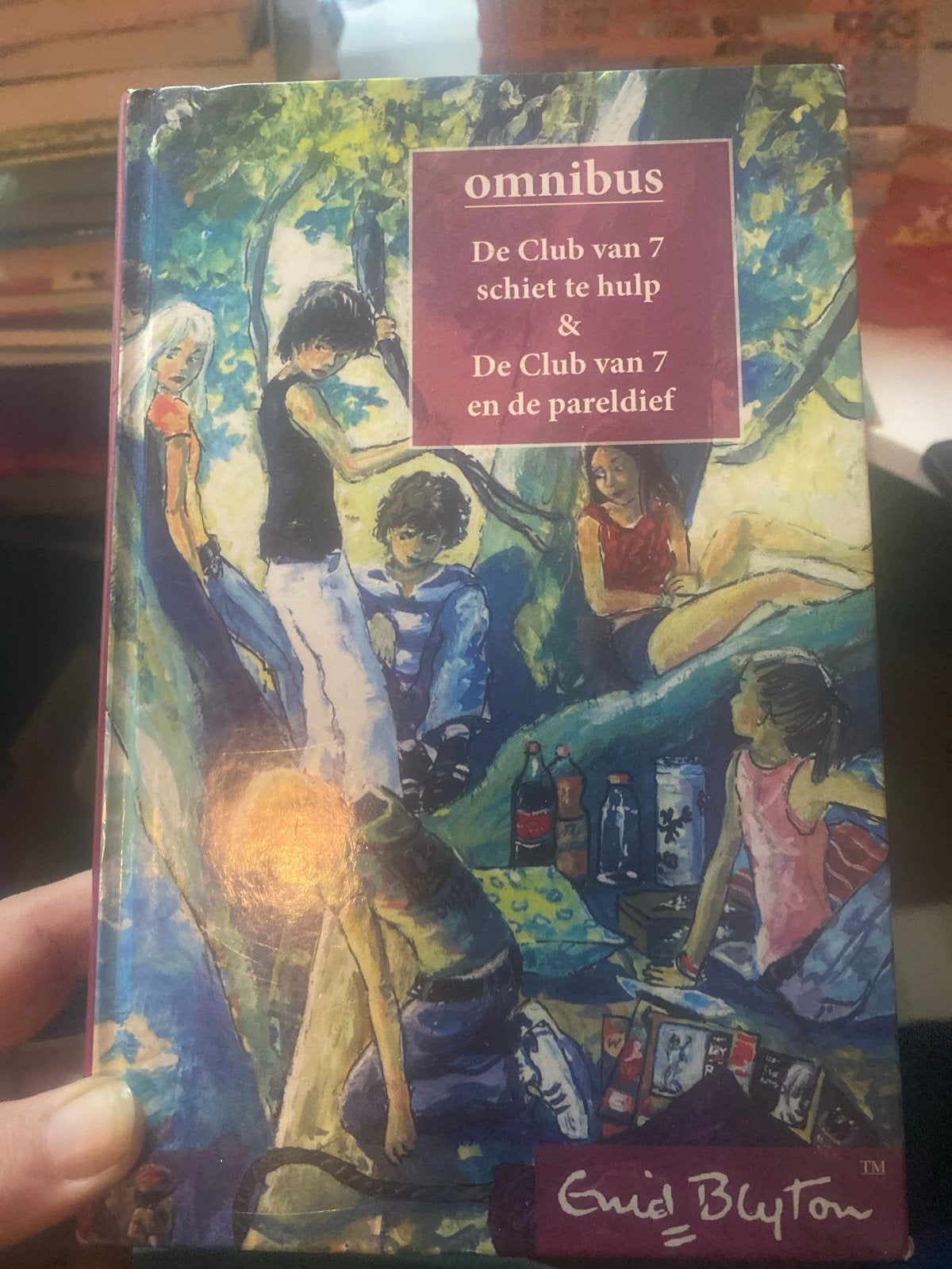 De Club van 7 Omnibus: Schiet te hulp & De pareldief, Ophalen of Verzenden, Gelezen, Fictie algemeen
