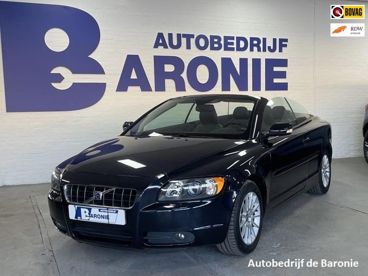 Volvo C70 Convertible 2.4i Summum automaat, Auto's, Volvo, C70, Gebruikt, Zwart, Cabriolet