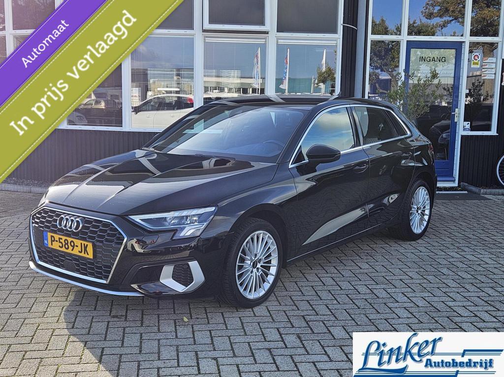 Audi A3 Sportback 30 TFSI Advanced edition NL-AUTO ALL-IN PR, Auto's, Audi, Gebruikt, Euro 6, Met garantie (alle), Zwart