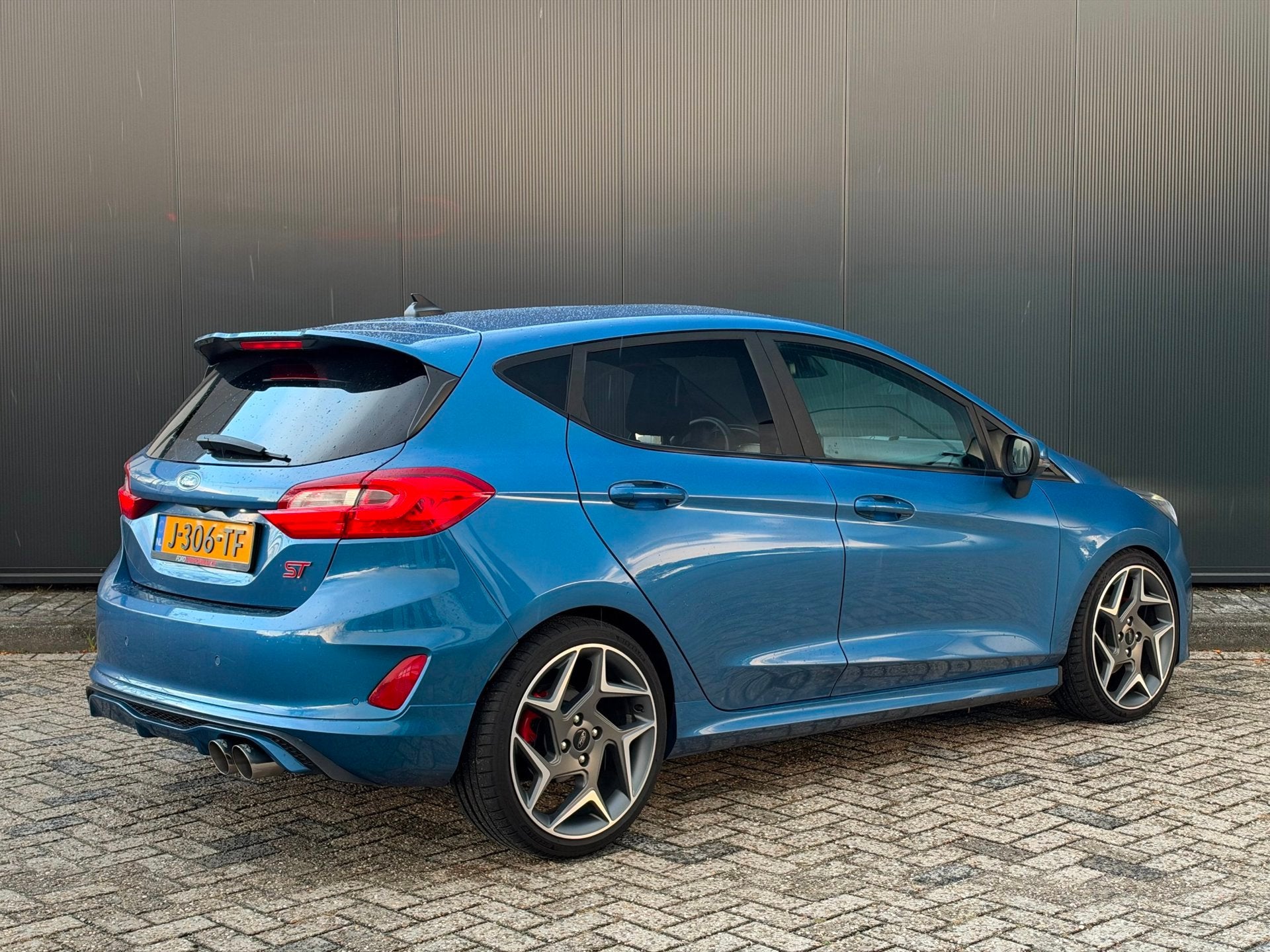 Ford Fiesta 1.5 E.B. ST-3 | Origineel Nederlands | Milltek |, Voorwielaandrijving, Dealer onderhouden, Gebruikt, Blauw