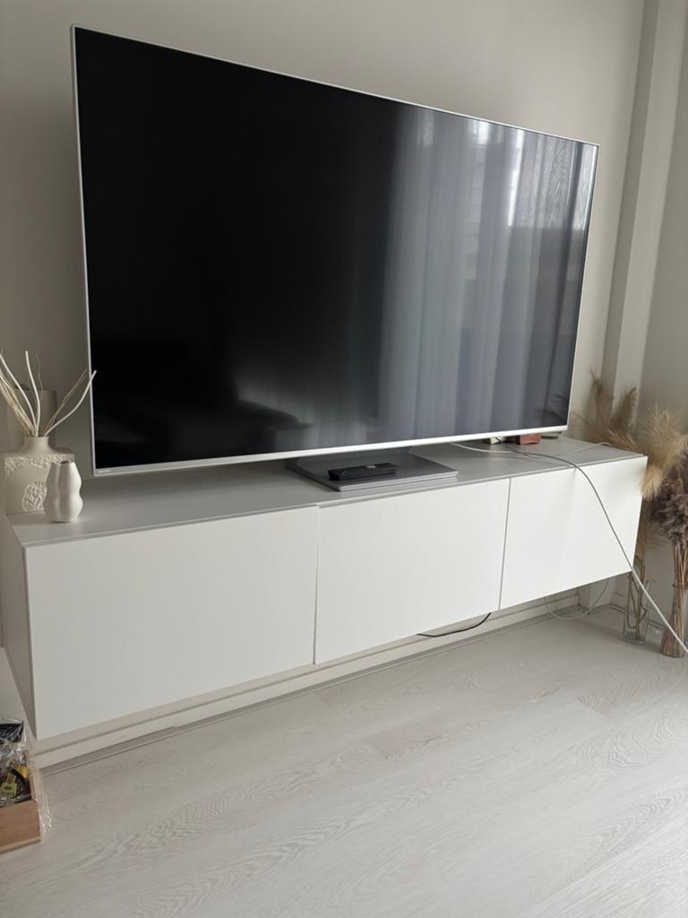 BESTA tv kast wit, Huis en Inrichting, Kasten | Televisiemeubels, Ophalen, Zo goed als nieuw, 25 tot 50 cm, Minder dan 100 cm