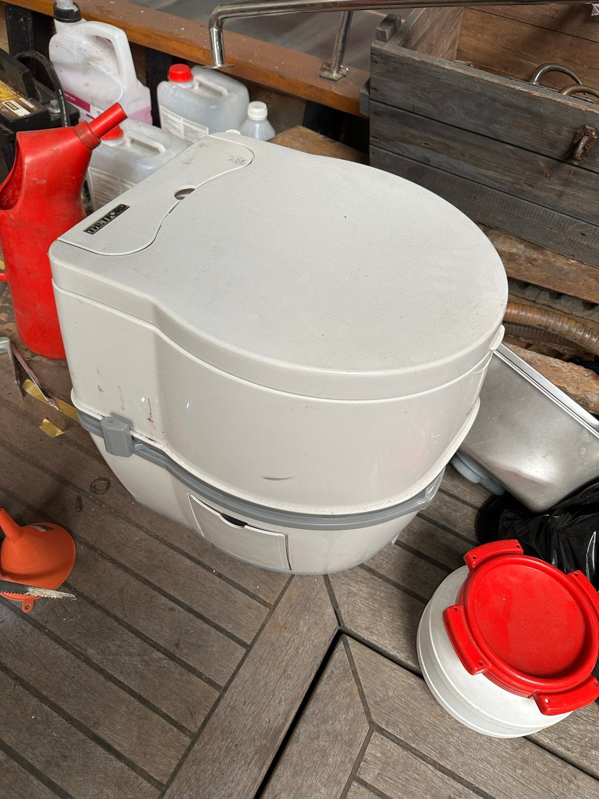 Thetford Porta Potti Excellence draagbaar toilet, Caravans en Kamperen, Ophalen, Gebruikt