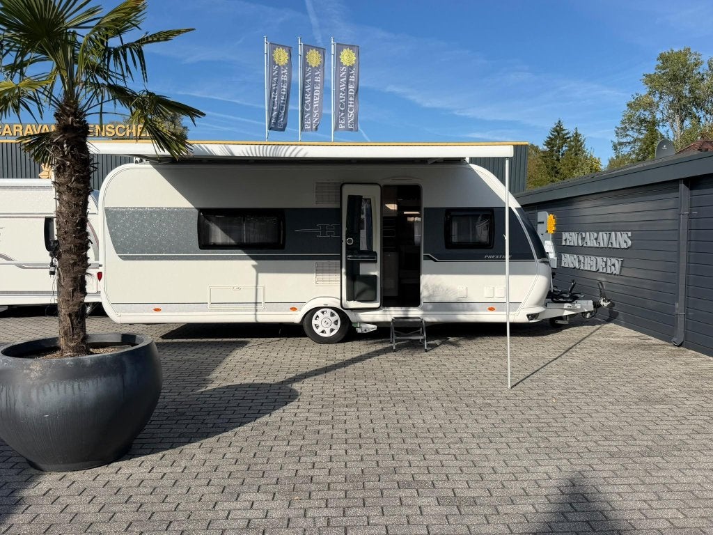 Hobby Prestige 560 WFU Vol uitgerust!!, Rondzit, Hobby, Bedrijf, Fietsenrek