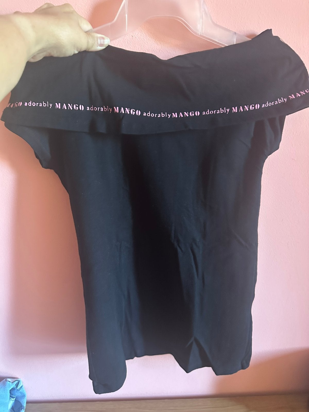 Zo goed als nieuw Mango shirt dames, Maat 38/40 (M), Zwart, Ophalen of Verzenden, Zo goed als nieuw