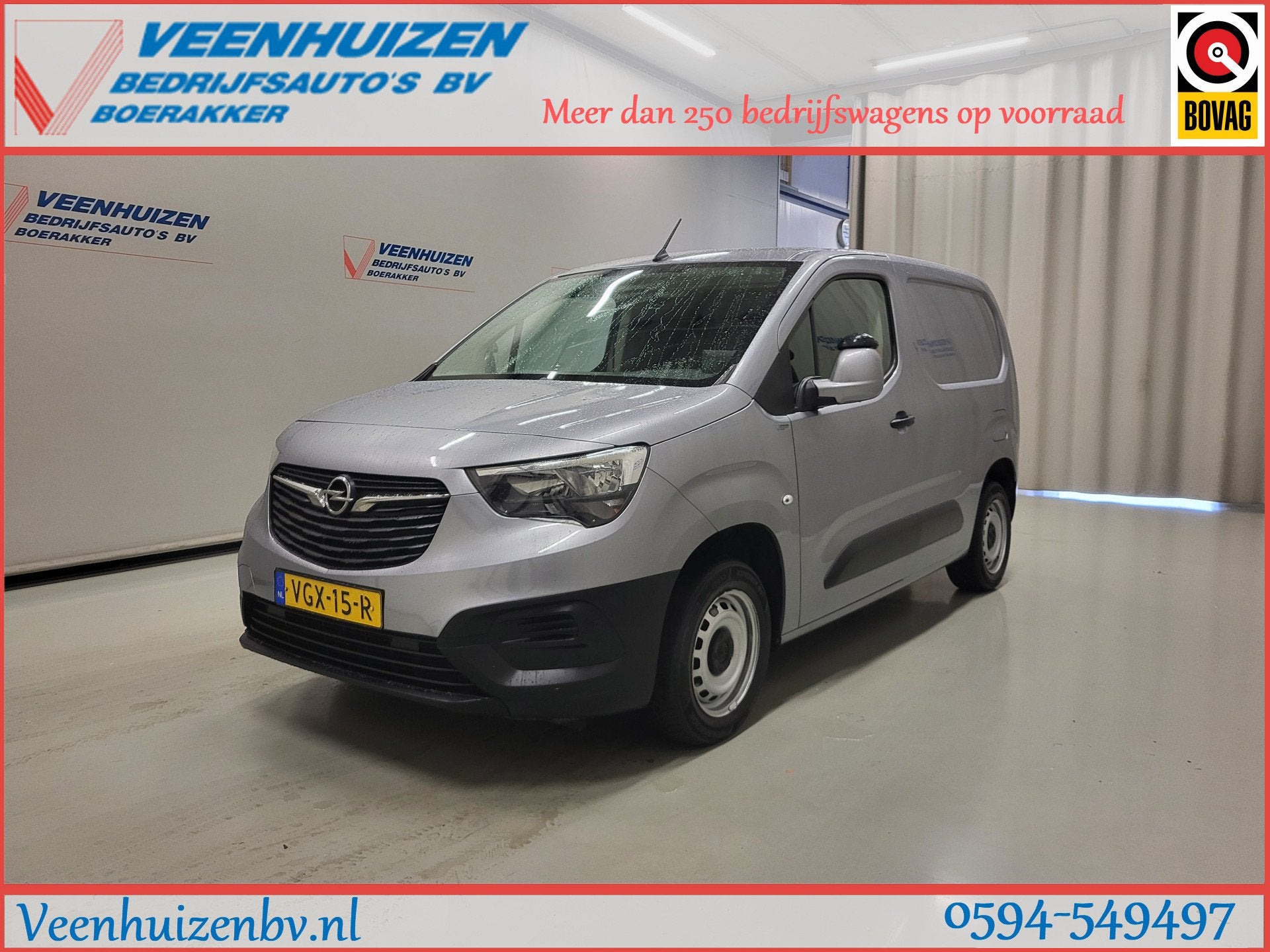 Opel Combo 1.5D 100pk Trekhaak Euro 6! (bj 2020), Auto's, Bestelauto's, Voorwielaandrijving, 1350 kg, Gebruikt, 4 cilinders